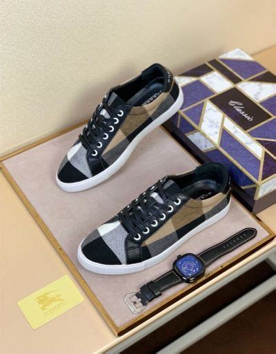 replica burberry sneakers|Burberry look alike.